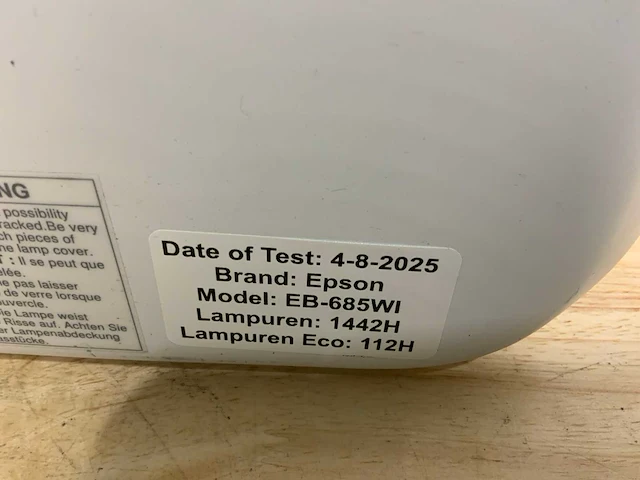 Epson eb-685wi beamer (2x) - afbeelding 4 van  4
