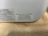 Epson eb-685wi beamer (3x) - afbeelding 2 van  10