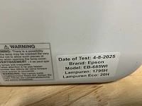 Epson eb-685wi beamer (3x) - afbeelding 9 van  10