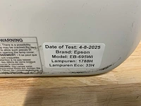 Epson eb-695wi beamer (3x) - afbeelding 5 van  7