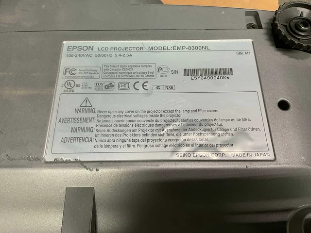 Epson emp-7700 power lite projector lcd - afbeelding 6 van  6