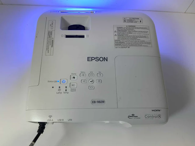 Epson (h987b) 4200 lumen hd wxga projector (40 hrs - lamp hours) - afbeelding 6 van  8