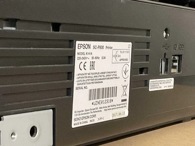 Epson surecolor p800 fotoprinter (2x) - afbeelding 5 van  5