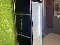 Equisit mobiele horeca display koelkast v.v. lichtbak - 70x70x216cm - afbeelding 2 van  8