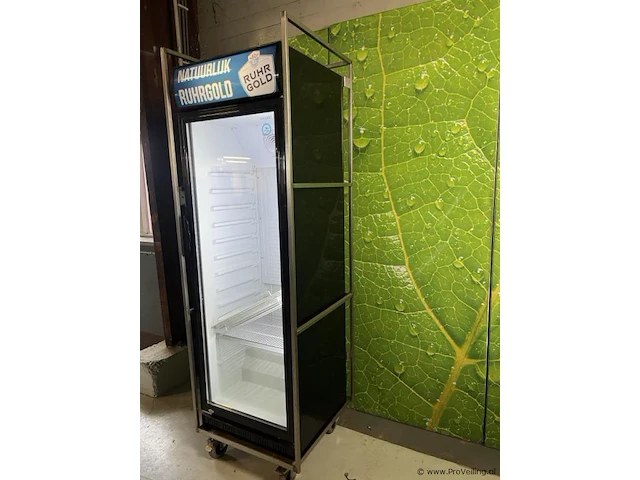 Equisit mobiele horeca display koelkast v.v. lichtbak - 70x70x216cm - afbeelding 3 van  8