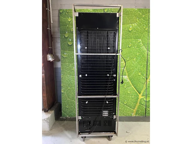 Equisit mobiele horeca display koelkast v.v. lichtbak - 70x70x216cm - afbeelding 8 van  8