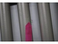 Ercos handdoekradiator afmetingen 600x1800 mm badkamerradiator zandkleur mat, 1/2" aansluitingen geleverd met installatiekit - afbeelding 3 van  4