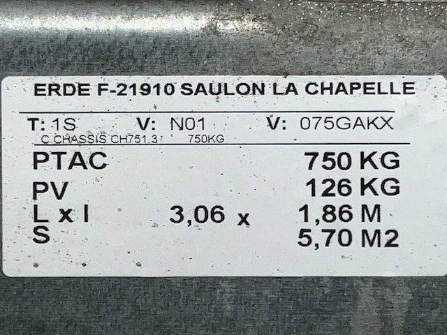 Erdé sas motor trailer - afbeelding 3 van  12