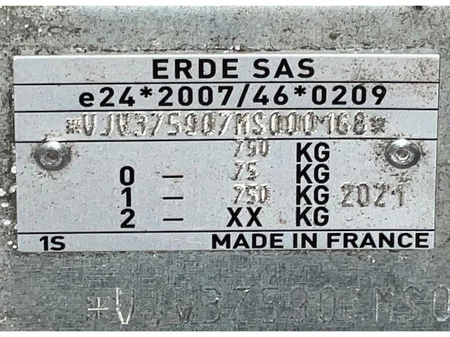 Erdé sas motor trailer - afbeelding 4 van  12