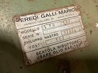 Erdi galli mario lvg120 bandschuurmachine - afbeelding 4 van  4
