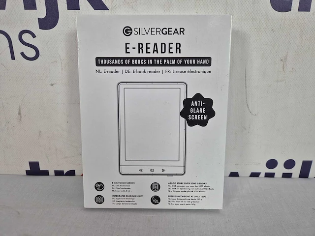 Ereader 6 inch - e-reader met backlight - ebook reader - 17h schermtijd - 4gb - blauw - silvergear - afbeelding 2 van  2