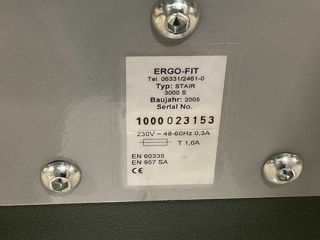 Ergo-fit 3000 stair stepper - afbeelding 9 van  9