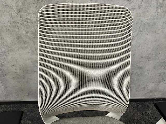 Ergonomische bureaustoel beige/wit - afbeelding 9 van  11