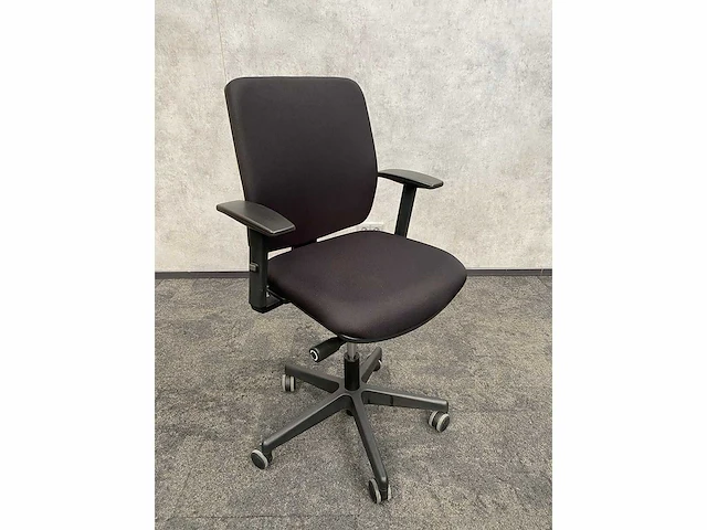 Ergonomische bureaustoel zwart - afbeelding 2 van  9