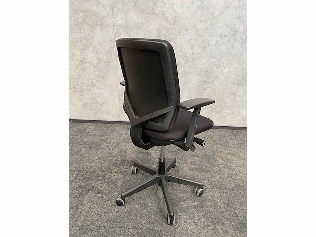 Ergonomische bureaustoel zwart - afbeelding 4 van  9