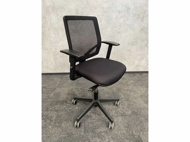 Ergonomische bureaustoel zwart - afbeelding 4 van  11