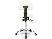 Ergonomische zadelkruk met rugleuning - afbeelding 2 van  5