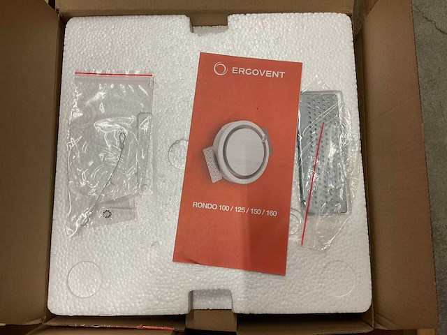 Ergovent rondo-125 instucbaar frameloos ventilatieventiel (6x) - afbeelding 3 van  4