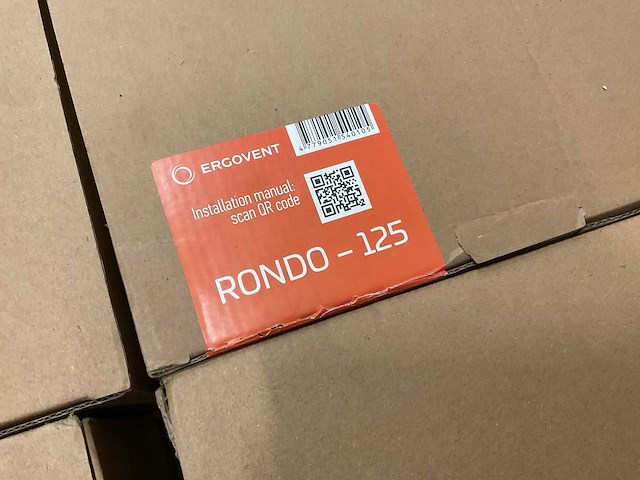 Ergovent rondo-125 instucbaar frameloos ventilatieventiel (6x) - afbeelding 4 van  4