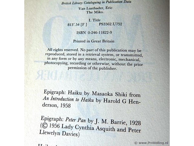 Eric van lustbader. the miko - afbeelding 3 van  5