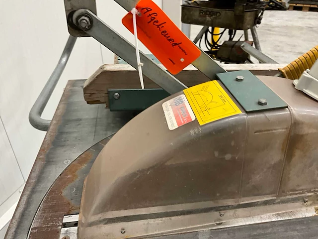 Ernex 1603 tafelcirkelzaagmachine - afbeelding 8 van  9