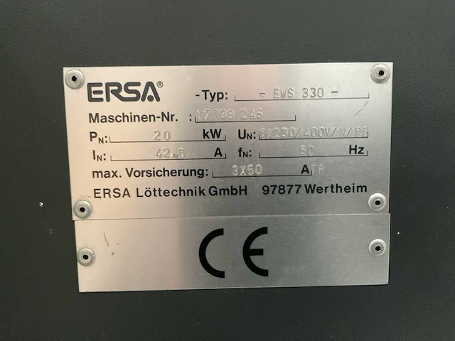Ersa ews 330 soldeermachine - afbeelding 8 van  9