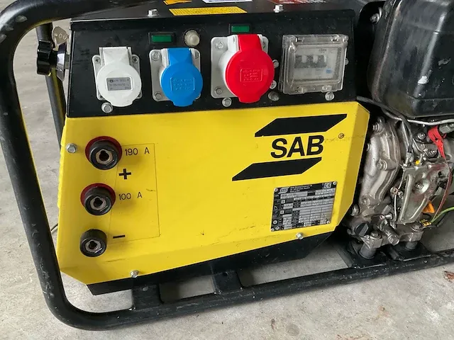 Esab khm 190 ys lasgeneratorn stroomgenerator - afbeelding 13 van  18