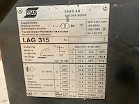 Esab lag315 lasmachine - afbeelding 6 van  6