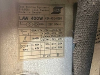 Esab law 400w mig lasapparaat - afbeelding 7 van  7