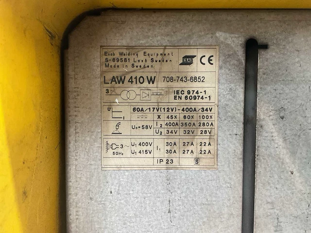 Esab law 410w lasapparaat - afbeelding 2 van  10