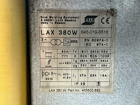 Esab lax 380 lasapparaat - afbeelding 9 van  9