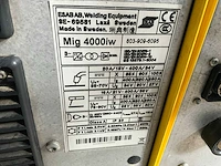 Esab mig 4000iw mig lasapparaat - afbeelding 8 van  8