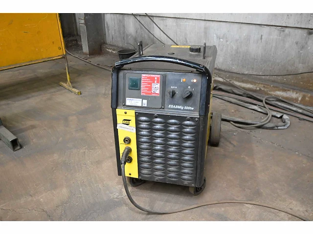 Esab mig 500tw lasapparaat met esab 48-4 feed unit - afbeelding 5 van  11