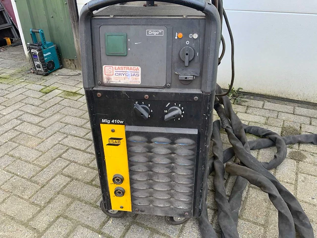 Esab origo mig 410w mig lasapparaat - afbeelding 3 van  6
