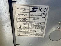 Esab origo mig 410w mig lasapparaat - afbeelding 6 van  6