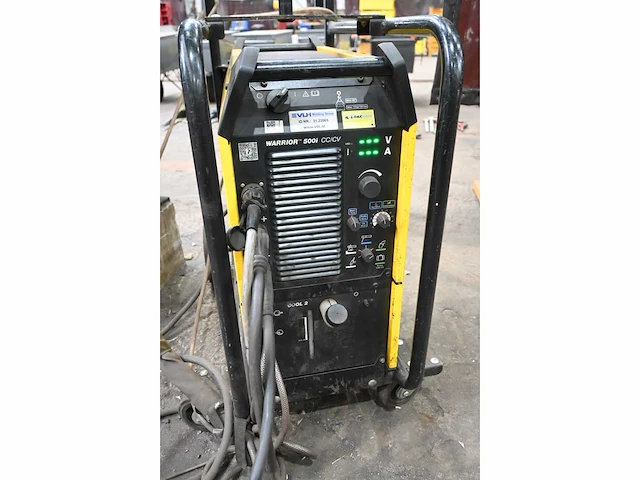 Esab warrior 500i cc/cv lasapparaat met esab warrior 304w feed unit - afbeelding 2 van  9