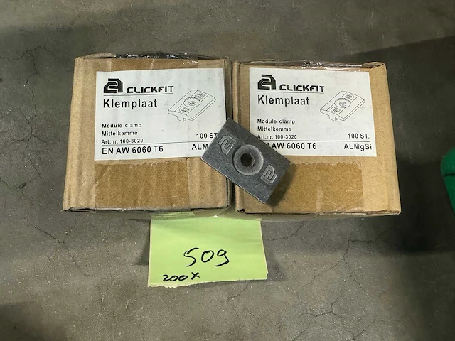 Esdec - 200 x paneelklem flatfix fusion - afbeelding 2 van  2