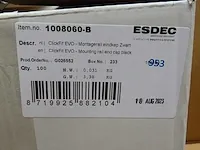 Esdec - click evo zwart - eindkap (400x) - afbeelding 2 van  3