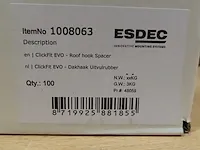 Esdec - clickfit evo - dakhaak uitvulrubber (450x) - afbeelding 2 van  3