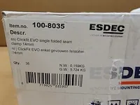 Esdec - clickfit evo 14 mm - felsklem (64x) - afbeelding 2 van  2