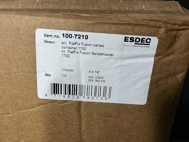 Esdec - flatfix fusion - partij bevestigingsmaterialen zonne-energie - afbeelding 14 van  30