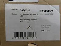 Esdec - montageschroef 6,5x25 (1200x) - afbeelding 2 van  2