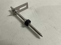 Esdec - stokschroef rvs m10x200 met stril (50x) - afbeelding 2 van  3