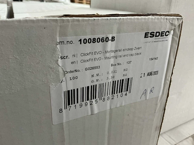 Esdec evo clickfit partij zonnepanelen montagematerialen - afbeelding 5 van  7