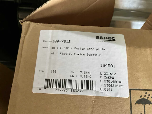 Esdec flatfix fusion partij montagesystemen zonnepanelen - afbeelding 4 van  21