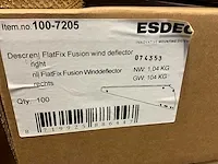 Esdec fusion wind deflector rechts zonnepaneel montage materialen - afbeelding 3 van  4