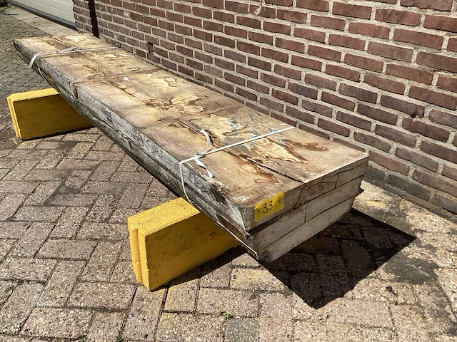 Esdoorn - 2018 gezaagd 200 x 540 x 2400 mm - schaaldeel (3x) - afbeelding 1 van  6