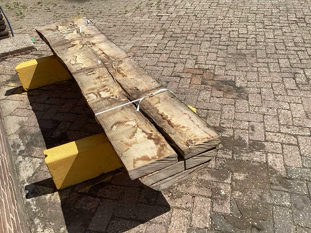 Esdoorn - 2018 gezaagd 200 x 540 x 2400 mm - schaaldeel (3x) - afbeelding 5 van  6