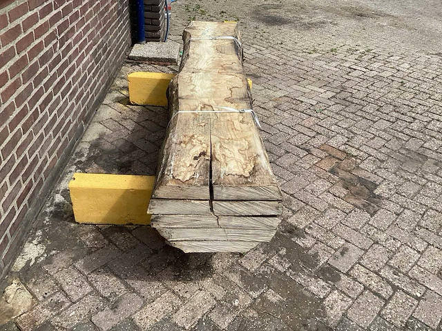 Esdoorn - 2018 gezaagd 340 x 540 x 2380 mm - schaaldeel (5x) - afbeelding 4 van  6