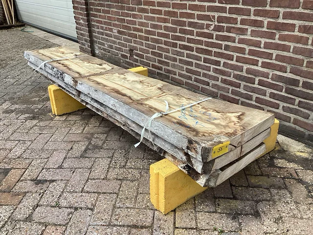 Esdoorn - 2019 gezaagd 220 x 530 x 2370 mm - schaaldeel (3x) - afbeelding 1 van  6